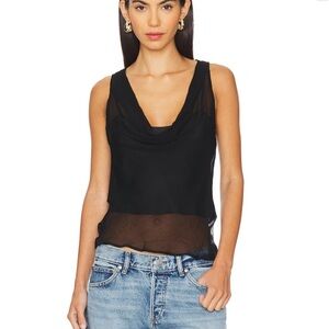 NWOT LPA Deva Top is black (XS)